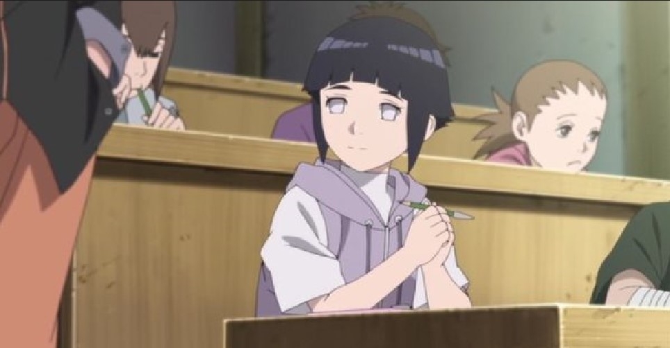 Hinata Hyuga in acadmy