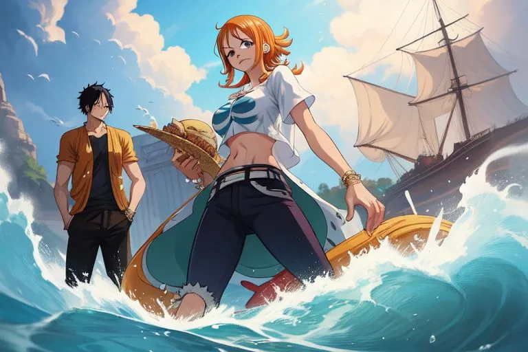 nami one piece, one piece nami, nami(one piece), nami live action, nami anime, animegenerations